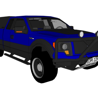 超精细汽车模型 福特 ford raptor custom